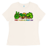 Bone peace love st patty's day Ladies Tee - Artiststas