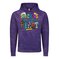 Cloud Purple teaching is a work of heart Vintage Hoodie - NancyCooperArtShop