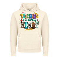 Vintage Artic teaching is a work of heart Vintage Hoodie - NancyCooperArtShop