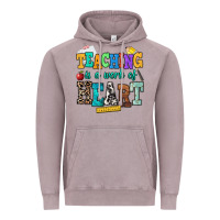 Vintage Zinc teaching is a work of heart Vintage Hoodie - NancyCooperArtShop