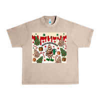 French Oak Boojee Christmas cake Urban Heavy Tee - MaliasSmallBusiness