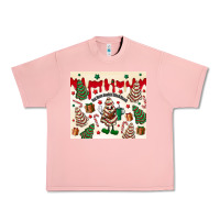 Salmon Boojee Christmas cake Urban Heavy Tee - MaliasSmallBusiness