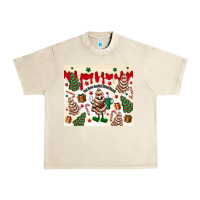 Sandshell Boojee Christmas cake Urban Heavy Tee - MaliasSmallBusiness