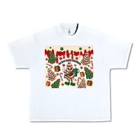 White Boojee Christmas cake Urban Heavy Tee - MaliasSmallBusiness