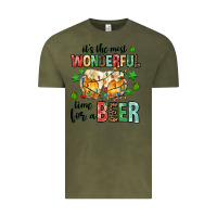 Vintage Olive its the most wonderful time for a year Vintage Tee - MaliasSmallBusiness