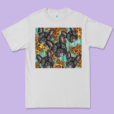 French Bulldog Premium Tee Designed By Barkaloodesign