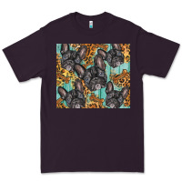 Plum french bulldog Premium Tee - BarkalooDesign