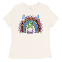 Easter Gnome Rainbow Ladies Tee | Teevron