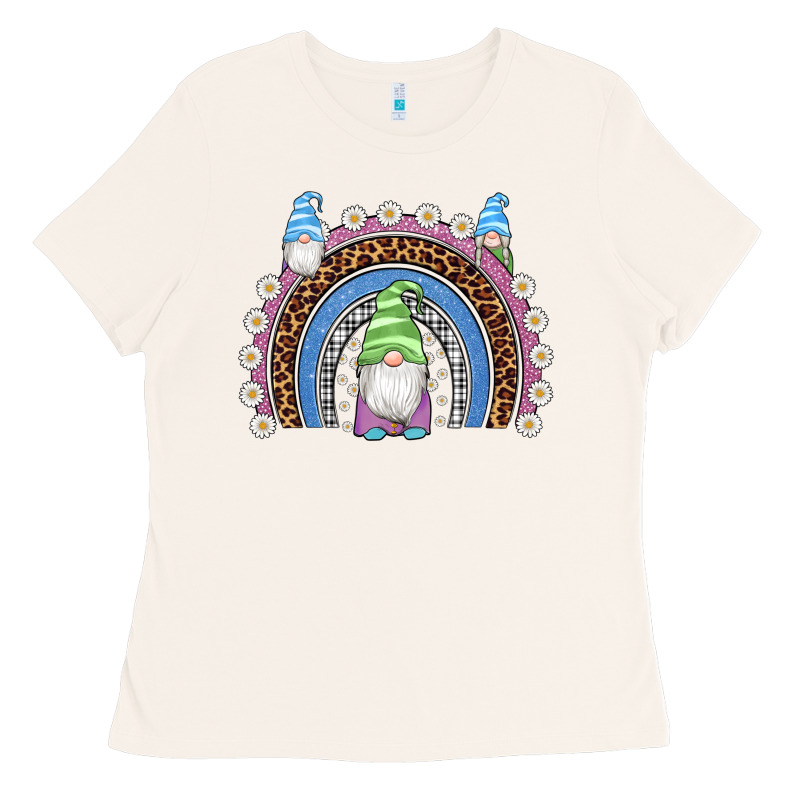 Easter Gnome Rainbow Ladies Tee by Artiststas | Teevron
