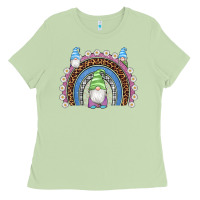 Matcha easter gnome rainbow Ladies Tee - Artiststas