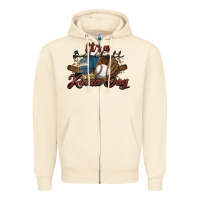 Sandshell It's a Baseball kinda day Zipper Hoodie - HowdyJamesFarm
