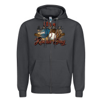 Smoke It's a Baseball kinda day Zipper Hoodie - HowdyJamesFarm