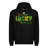 Black One Lucky Auntie St. Patrick's Day Premium Hoodie - CowGirlArtShop