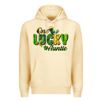 Pina Colada One Lucky Auntie St. Patrick's Day Premium Hoodie - CowGirlArtShop