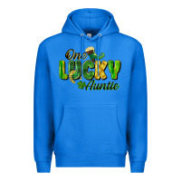 True Royal One Lucky Auntie St. Patrick's Day Premium Hoodie - CowGirlArtShop
