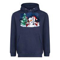 Navy teeth snow party costom ado Heavyweight Hoodie - OliviaCreatesArt