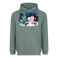 Sage teeth snow party costom ado Heavyweight Hoodie - OliviaCreatesArt