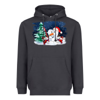 Smoke teeth snow party costom ado Heavyweight Hoodie - OliviaCreatesArt