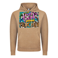 Vintage Coffee one loved teacher Vintage Hoodie - NancyCooperArtShop