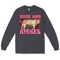 Smoke hugs and kisses charolais bull Long Sleeve Tee - RanaPortraitStore