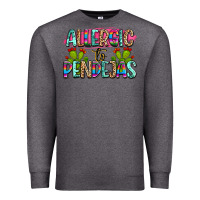 Charcoal Heather Allergic to pendejas mexico Premium Sweatshirt - FaDigitalArtStudio