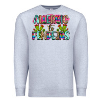 Heather Grey Allergic to pendejas mexico Premium Sweatshirt - FaDigitalArtStudio