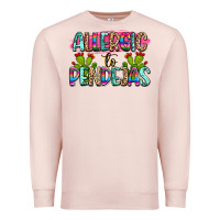Pale Pink Allergic to pendejas mexico Premium Sweatshirt - FaDigitalArtStudio