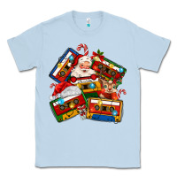 Dusty Blue christmas cassette tapes Classic Tee - MaliasSmallBusiness