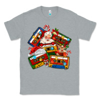 Heather Grey christmas cassette tapes Classic Tee - MaliasSmallBusiness