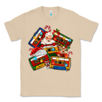 Mushroom christmas cassette tapes Classic Tee - MaliasSmallBusiness