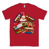 Red christmas cassette tapes Classic Tee - MaliasSmallBusiness