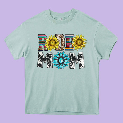 Rodeo Mom Heavy Core Tee Designed By Adodesignshop