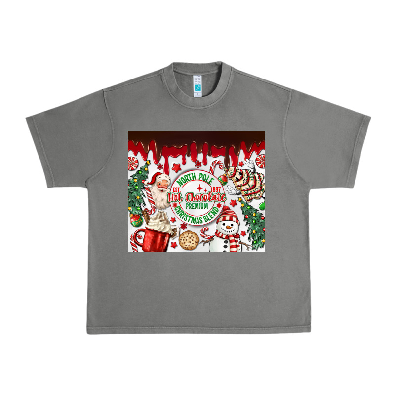 Christmas Hot Chocolate Urban Heavy Tee by MaliasSmallBusiness | Teevron