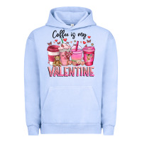 Pigment Grape Ice Coffee Is MY Valentine Urban Hoodie - CowhideDigitalArt