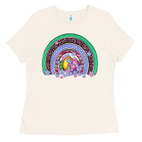 Bone easter egg rainbow Ladies Tee - Artiststas