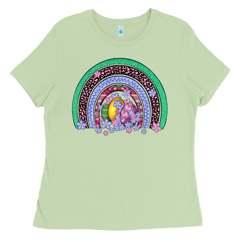 Easter Egg Rainbow Ladies Tee by Artiststas | Teevron