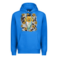 True Royal cowhide sunflower gemstone bull skull Premium Hoodie - JahusDesignShop