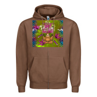 Chestnut inhale the good shit exhale the bad bullshit Zipper Hoodie - TumblerDesignByShophia