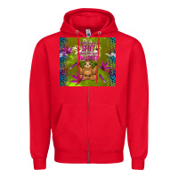 Red inhale the good shit exhale the bad bullshit Zipper Hoodie - TumblerDesignByShophia