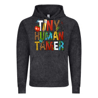 Vintage Black tiny human tamer Vintage Hoodie - NancyCooperArtShop