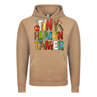 Vintage Coffee tiny human tamer Vintage Hoodie - NancyCooperArtShop