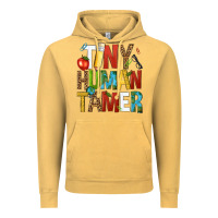 Vintage Mustard tiny human tamer Vintage Hoodie - NancyCooperArtShop