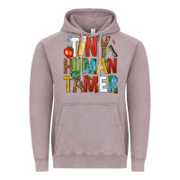 Vintage Zinc tiny human tamer Vintage Hoodie - NancyCooperArtShop