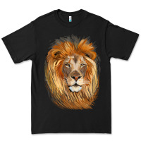 Black Lion Head Premium Tee - LillyAllenDesigns