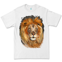 White Lion Head Premium Tee - LillyAllenDesigns