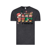 Vintage Black teacher christmas Vintage Tee - MaliasSmallBusiness