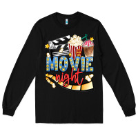 Black movie night Long Sleeve Tee - Artiststas