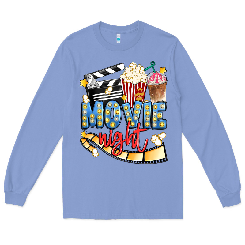 Movie Night Long Sleeve Tee by Artiststas | Teevron