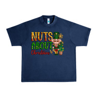 Navy Nuts about Christmas Nutcracker Urban Heavy Tee - NancyCooperArtShop