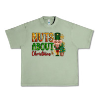 Oil Green Nuts about Christmas Nutcracker Urban Heavy Tee - NancyCooperArtShop